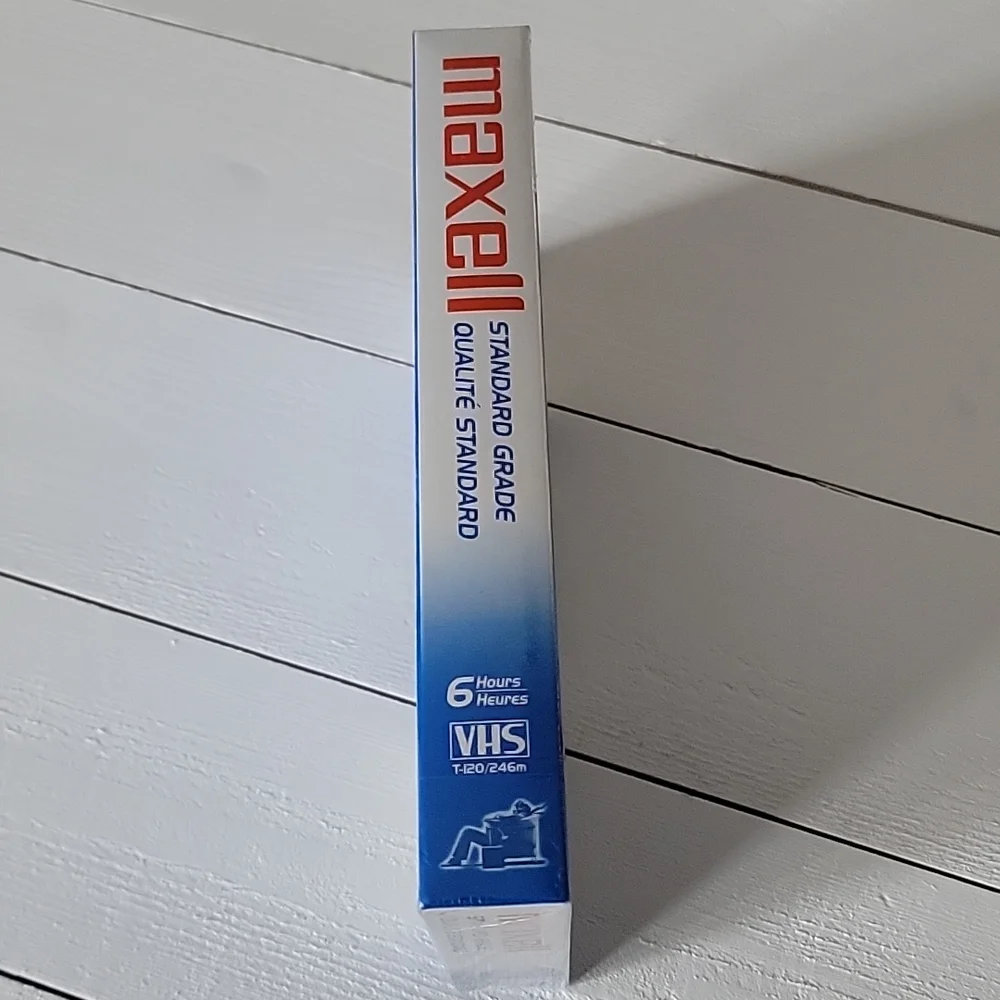 Maxell VHS Tape 6 Hours Never opened